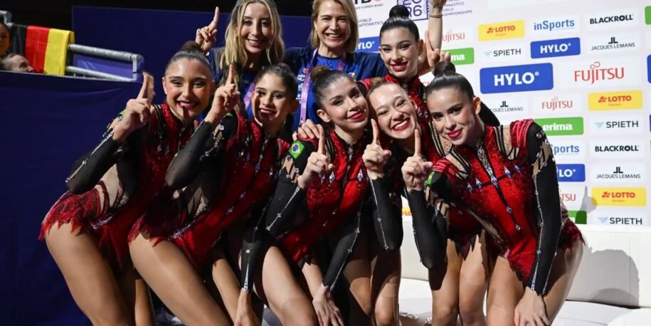 Leoas do Brasil conquistam dois ouros históricos no Mundial de ginástica rítmica