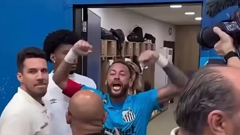 Neymar provoca e troca ofensas com dirigentes do Remo após vitória do Santos