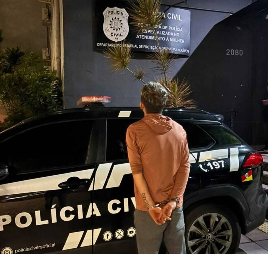 Polícia Civil do RS captura homem de 30 anos por tentativa de feminicídio em MS