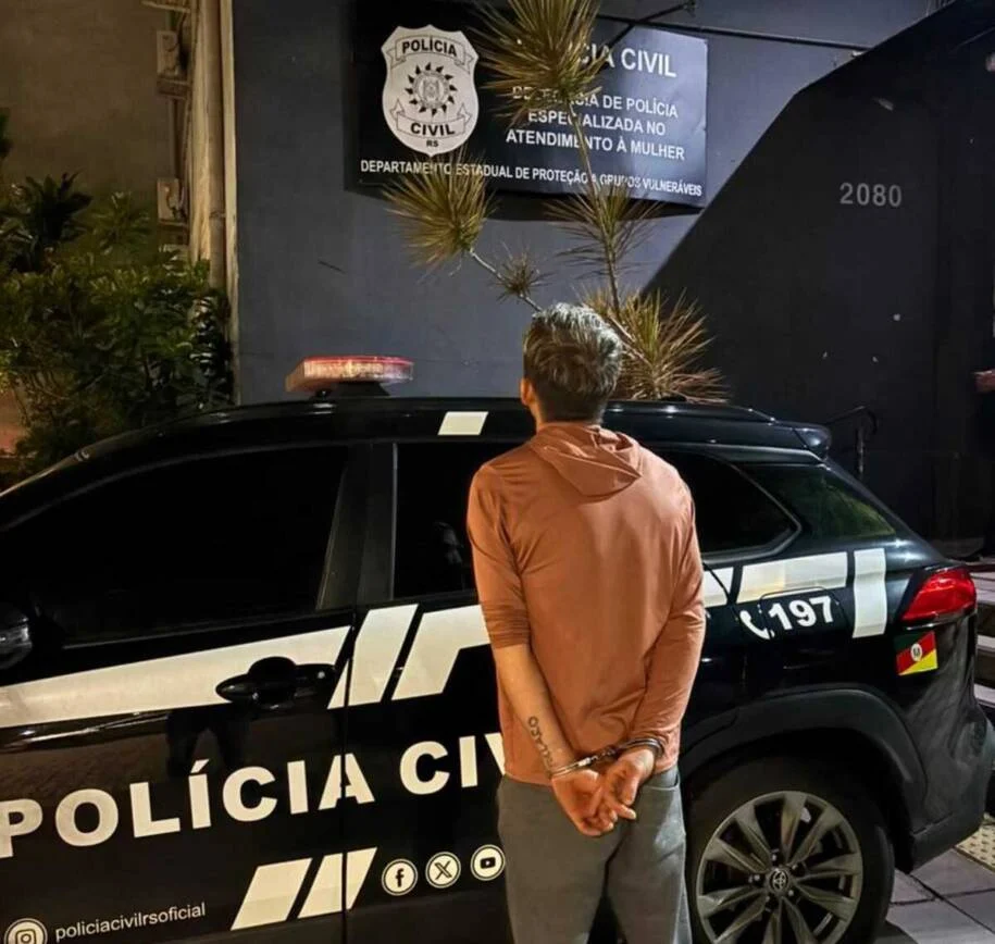 Polícia Civil do RS captura homem de 30 anos por tentativa de feminicídio em MS