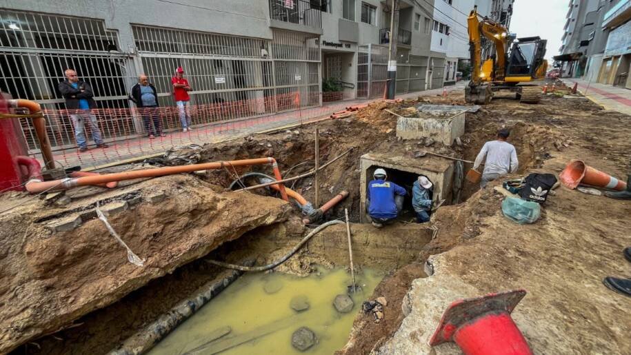 Prefeitura de Balneário Camboriú inicia obra de macrodrenagem com bloqueio total