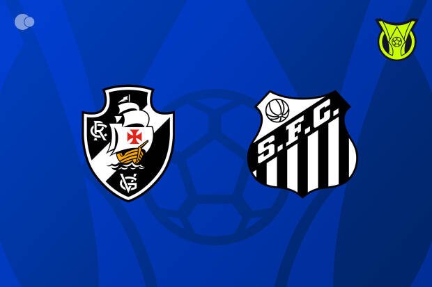 Santos domina Vasco em São Januário e vence por 3 a 0 com Arão em destaque