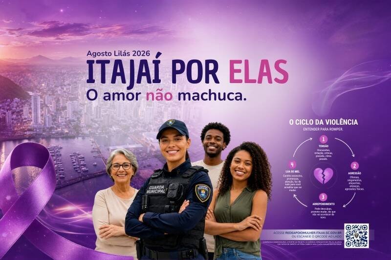 Secretaria de Segurança Pública lança campanha ‘Itajaí por Elas’ e combate violência