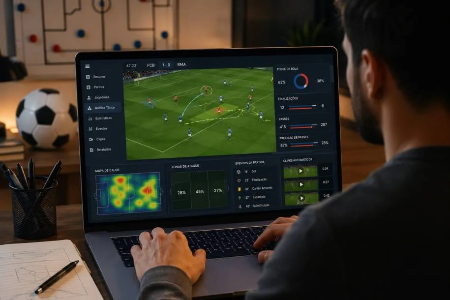 Tacticalens e AiScout revolucionam análise de futebol com IA e atraem clubes