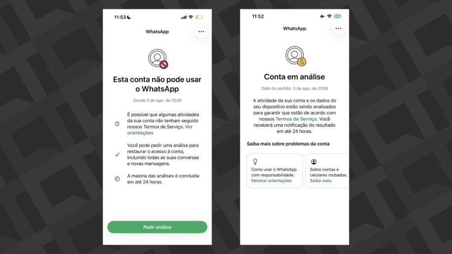 WhatsApp bane usuários por violação e alerta sobre contestação de banimentos