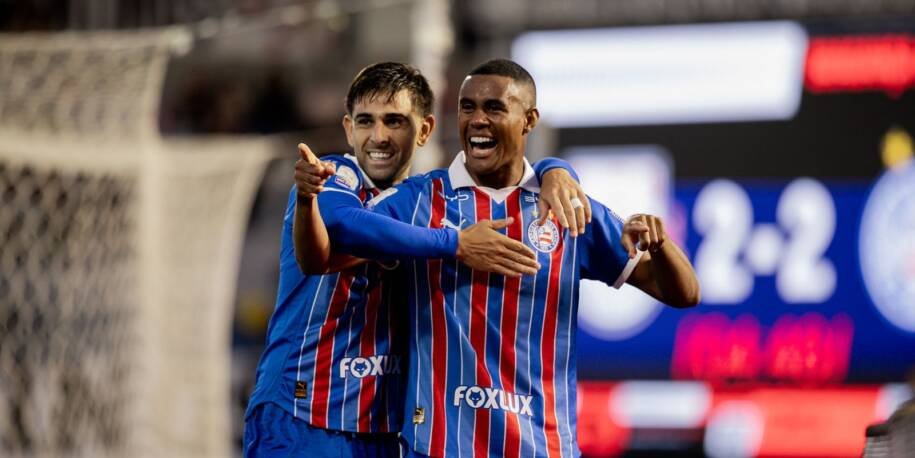 Bahia vence Bragantino por 3 a 2 e se firma no G-5 da Libertadores
