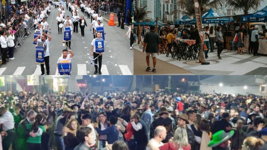 Balneário Camboriú e Itajaí trazem desfiles, festivais e feiras no feriado