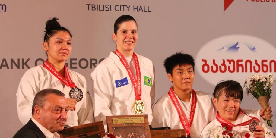 Brasil brilha e conquista três ouros no Mundial Paralímpico de Judô em Tbilisi
