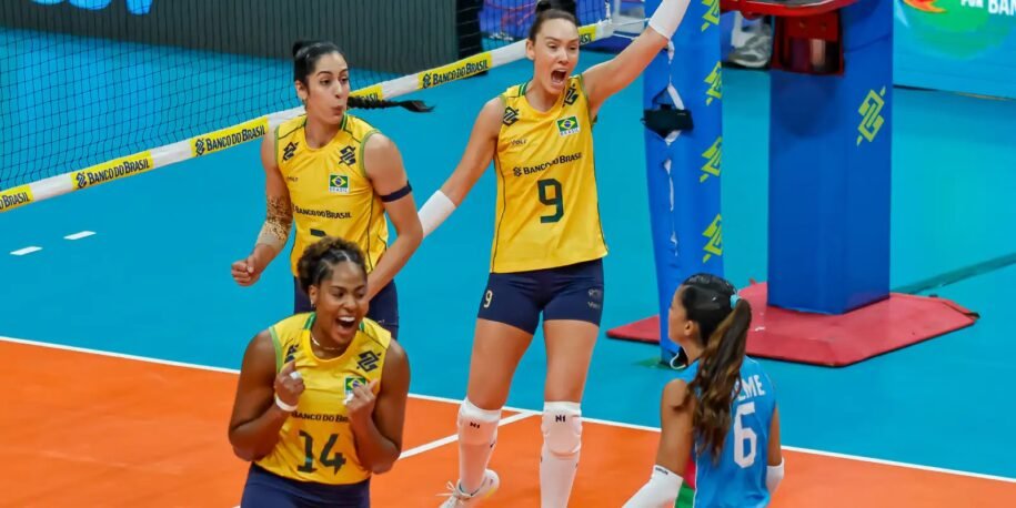 Brasil conquista 24º título continental e garante vaga em Los Angeles 2028
