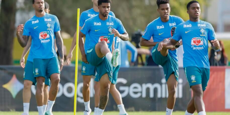 Carlo Ancelotti comanda 1º treino da Seleção Brasileira na Austrália e troca convocado