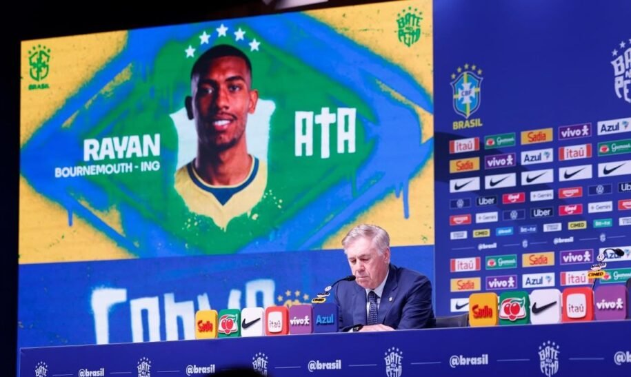 Carlo Ancelotti convoca Seleção Brasileira após eliminação na Copa de 2026