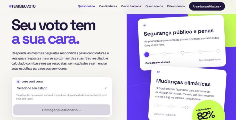 Coalizão pelo Voto Consciente lança TemMeuVoto em São Paulo para eleitores