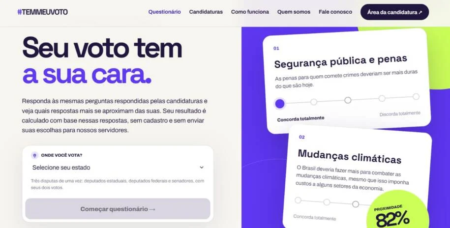 Coalizão pelo Voto Consciente lança TemMeuVoto em São Paulo para eleitores
