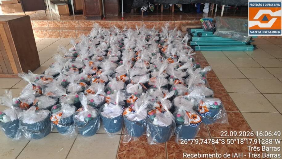 Defesa Civil de Santa Catarina enfrenta crise: 63 municípios e 310 desabrigados