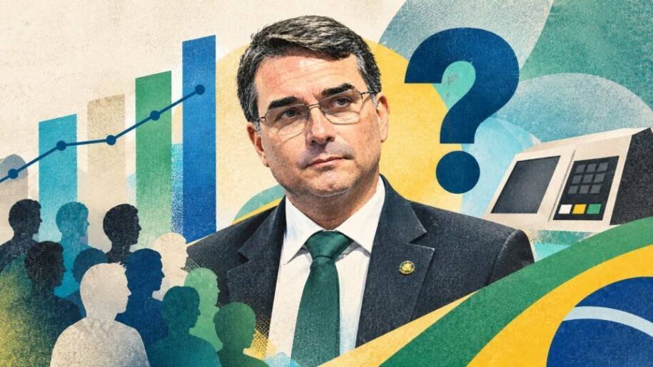 Flávio Bolsonaro enfrenta Lula nas eleições de 2026 com pesquisa desfavorável