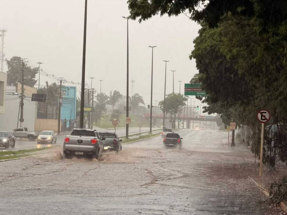 Inmet alerta: Campo Grande enfrenta instabilidade e risco de granizo neste fim de semana