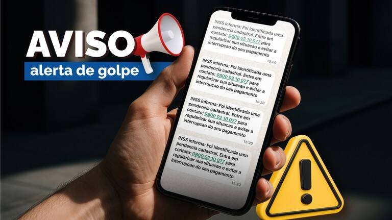 INSS emite alerta sobre golpe da falsa prova de vida via WhatsApp; saiba como se proteger!