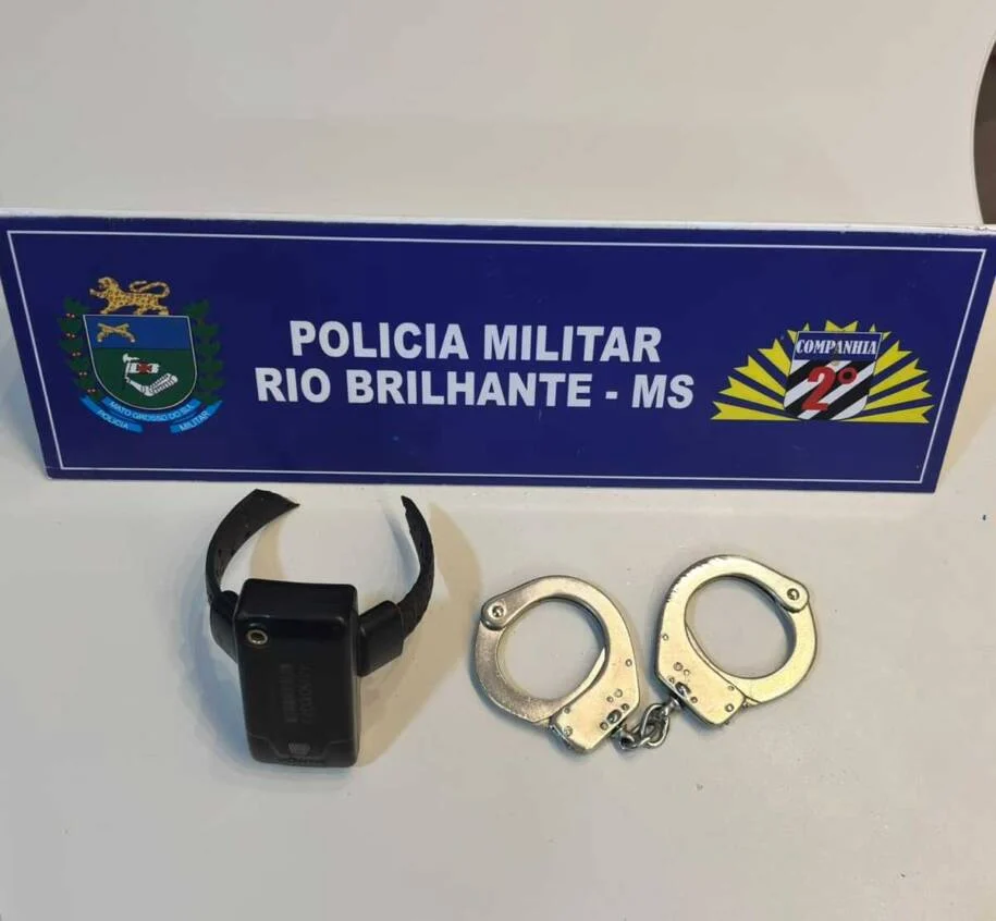 Polícia Militar prende foragido em bar de Rio Brilhante após denúncia