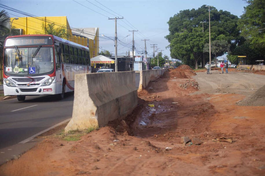 Prefeitura de Campo Grande prorroga obras do corredor de ônibus e aumenta custo