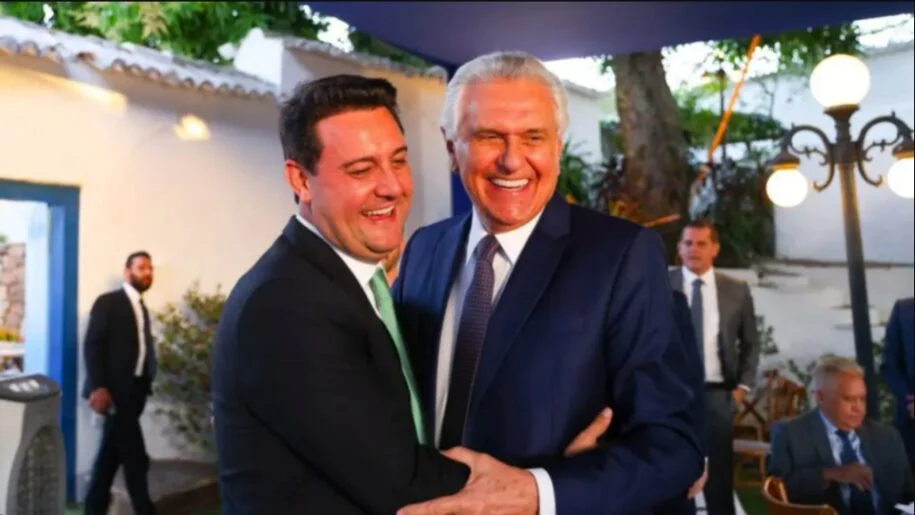 Ronaldo Caiado anuncia Ratinho Junior como futuro ministro da Infraestrutura