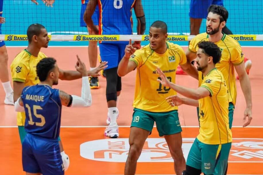 Seleção Brasileira de Vôlei garante vaga nas Olimpíadas após vencer Argentina