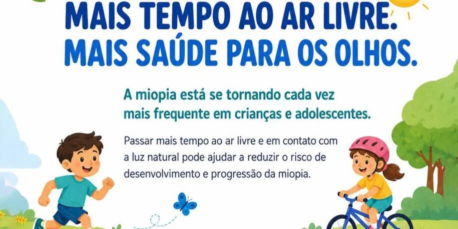 Sociedade Brasileira de Oftalmologia alerta para miopia em crianças e adolescentes