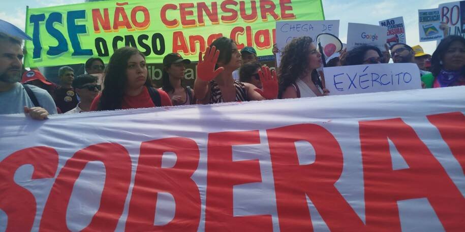 André Mendonça suspende vídeo sobre Ana Clara e gera protesto em Brasília