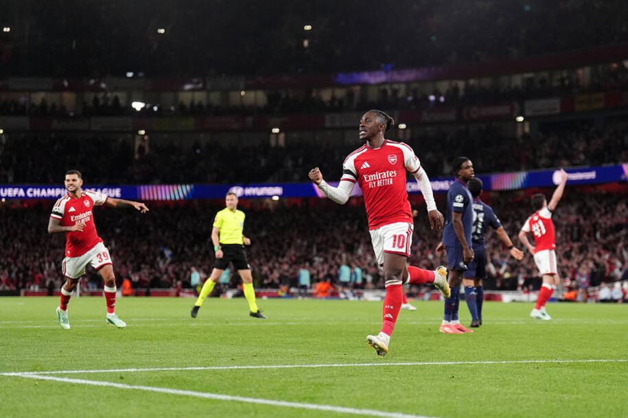 Arsenal deslancha e vence Lille por 3 a 0, mantendo 100% na Champions