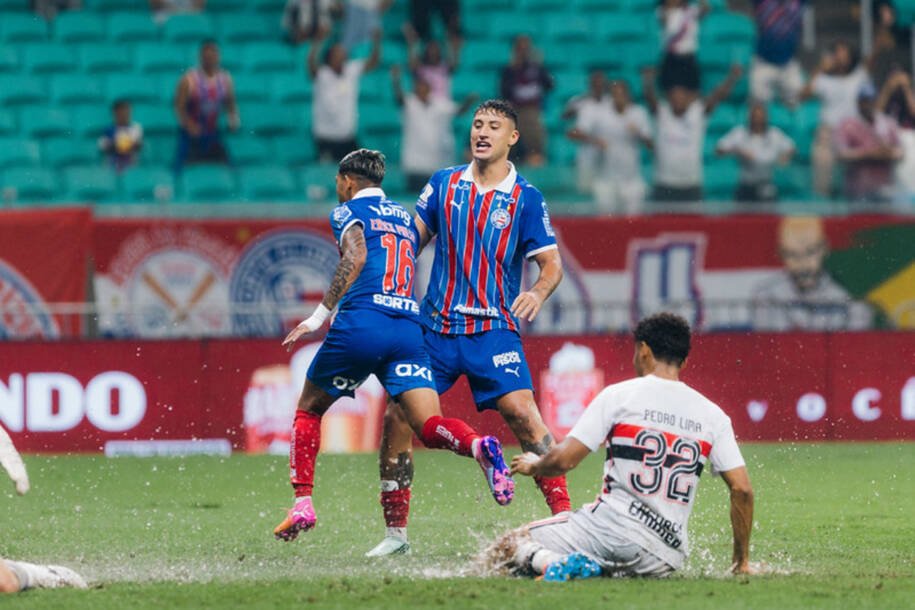 Bahia supera São Paulo em jogo emocionante e garante vitória na Fonte Nova