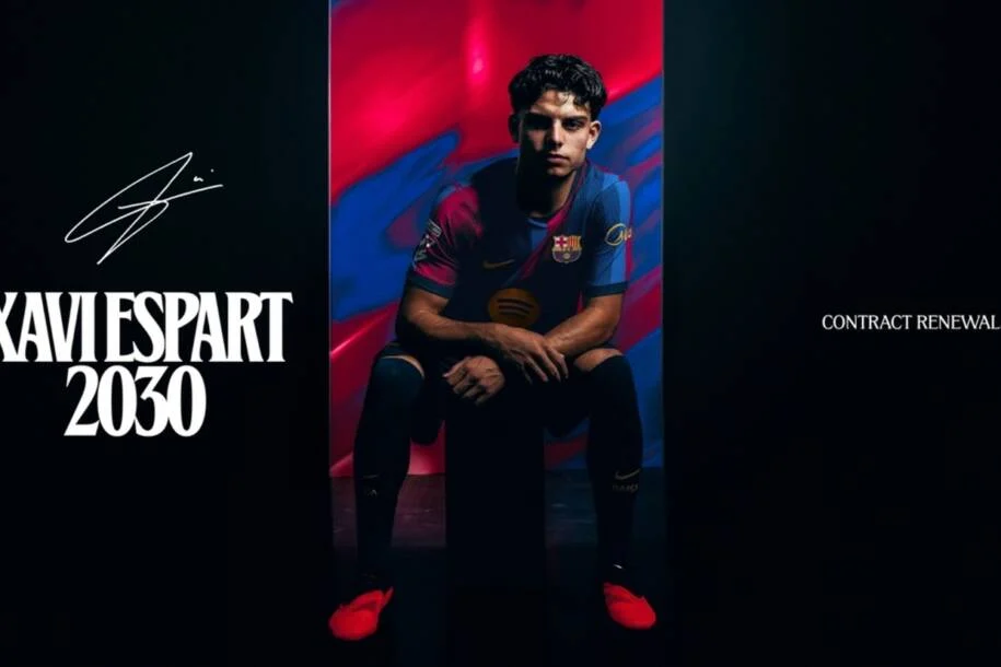 Barcelona renova contrato de Xavi Espart até 2030 após início promissor