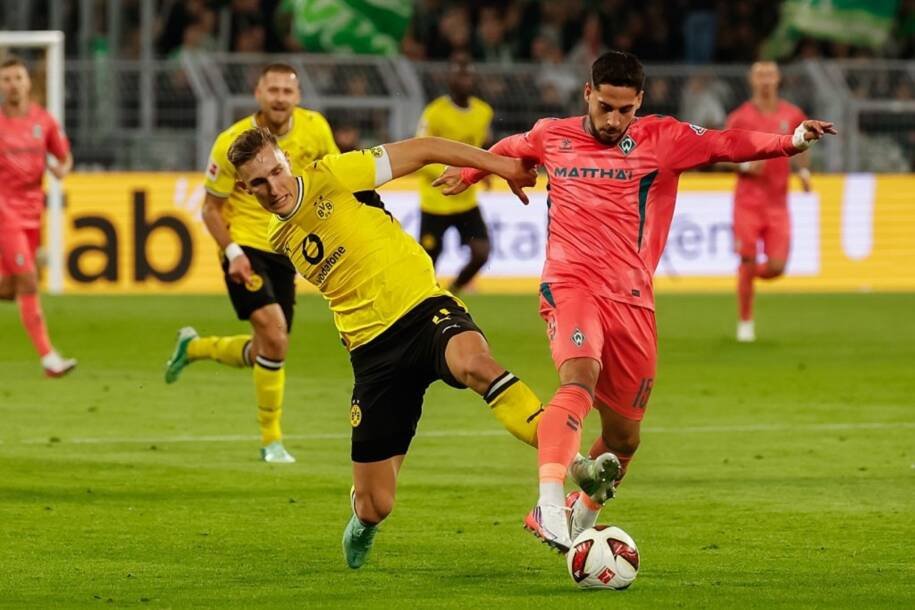 Borussia Dortmund cede empate ao Werder Bremen após abrir 2 a 0 no Signal Iduna Park