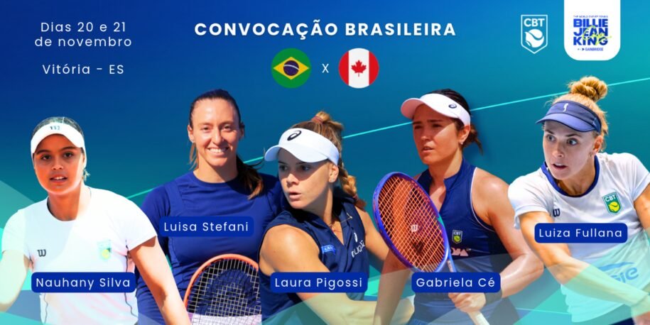 Brasil desafia Canadá na Billie Jean King Cup e busca primeira vitória histórica