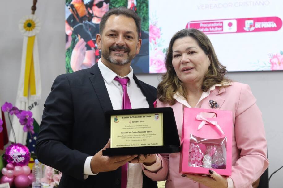 Câmara de Penha homenageia 14 mulheres que venceram câncer em evento emocionante