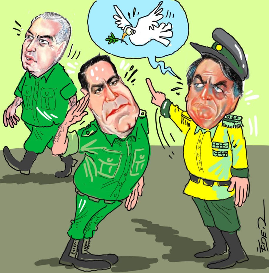 Capitão Contar faz as pazes com Reinaldo Azambuja após ordens de Bolsonaro
