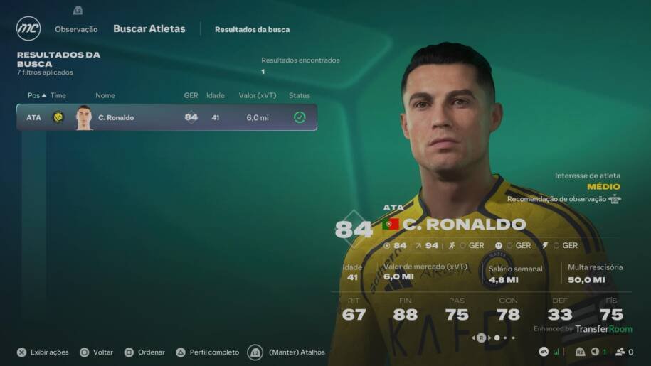Cristiano Ronaldo e outros craques anunciam aposentadoria no EA FC 27