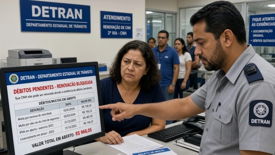 Detran alerta: CNH pode ser bloqueada por multas e problemas de saúde