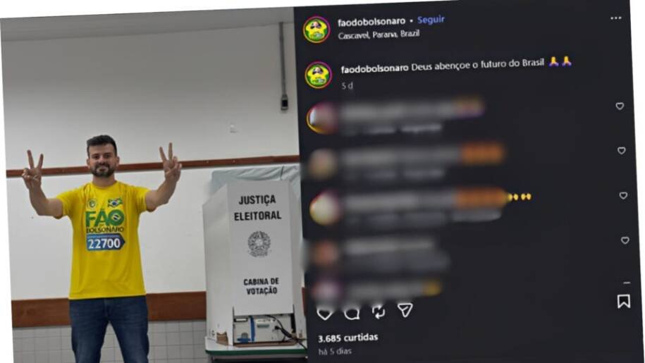 Fão do Bolsonaro conquista 48.309 votos e se destaca no Paraná em 2026