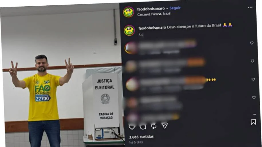 Fão do Bolsonaro conquista 48.309 votos e se destaca no Paraná em 2026