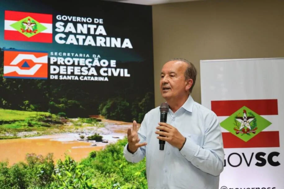 Governador Jorginho Mello assina ordem de serviço para Barragem de Botuverá