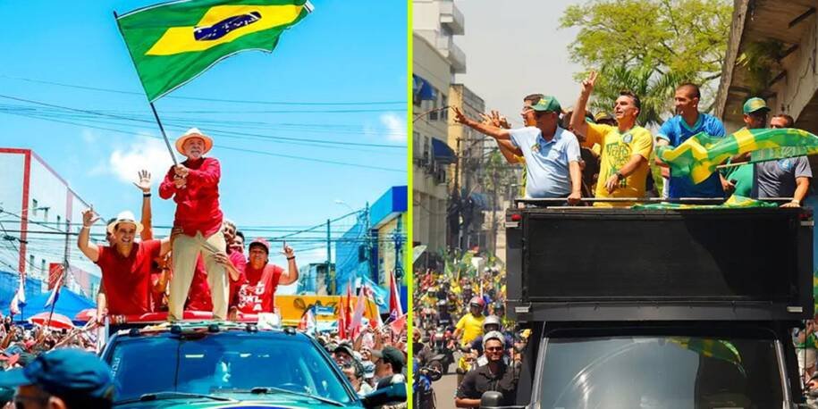 Lula critica Flávio Bolsonaro em comício enquanto Flávio promete inclusão no RJ