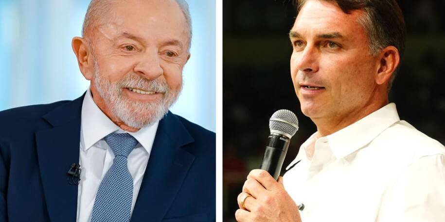 Lula e Flávio Bolsonaro duelam em propostas opostas sobre política externa