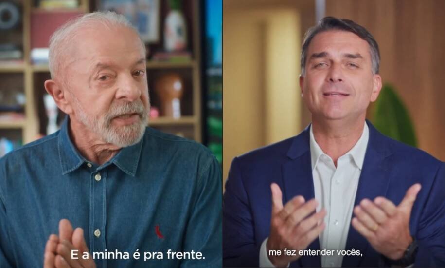 Lula e Flávio Bolsonaro enfrentam último debate antes do fim do horário eleitoral gratuito