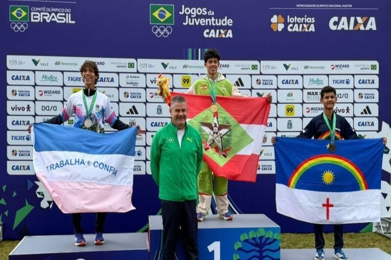 Mateus Ribeiro Pereira dos Santos conquista ouro e quebra recorde nacional em Foz do Iguaçu