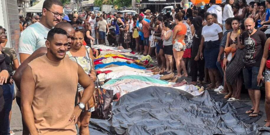 Ministro Alexandre de Moraes envia imagens da Operação Contenção com mais de 120 mortos
