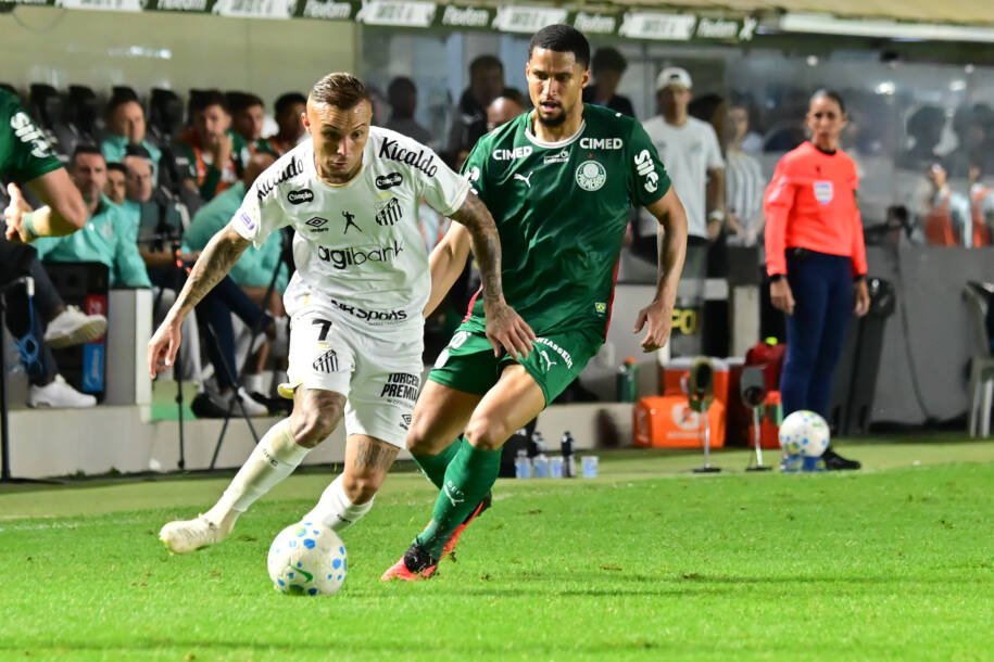 Palmeiras empata com Santos na Vila Belmiro e Flamengo pode abrir vantagem