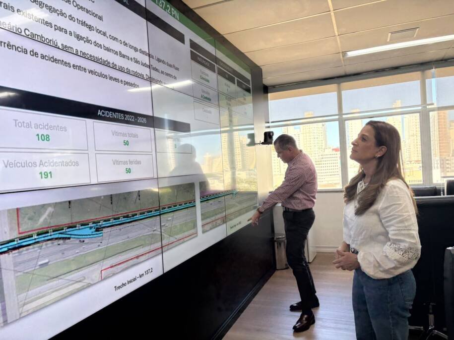 Prefeita Juliana Pavan recebe propostas da Arteris para BR-101 e BR-376 com R$ 5,5 bi
