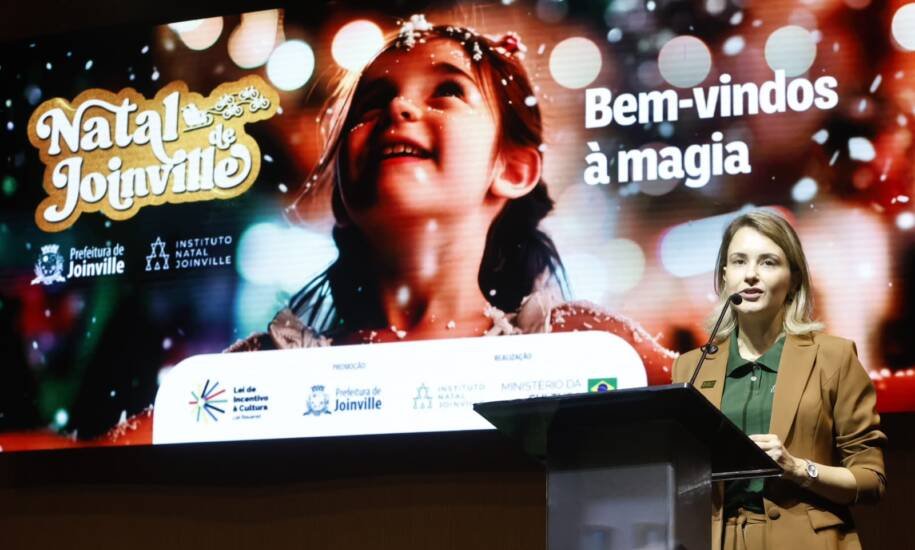 Prefeita Rejane Gambin revela Natal de Joinville 2026 com atrações imperdíveis