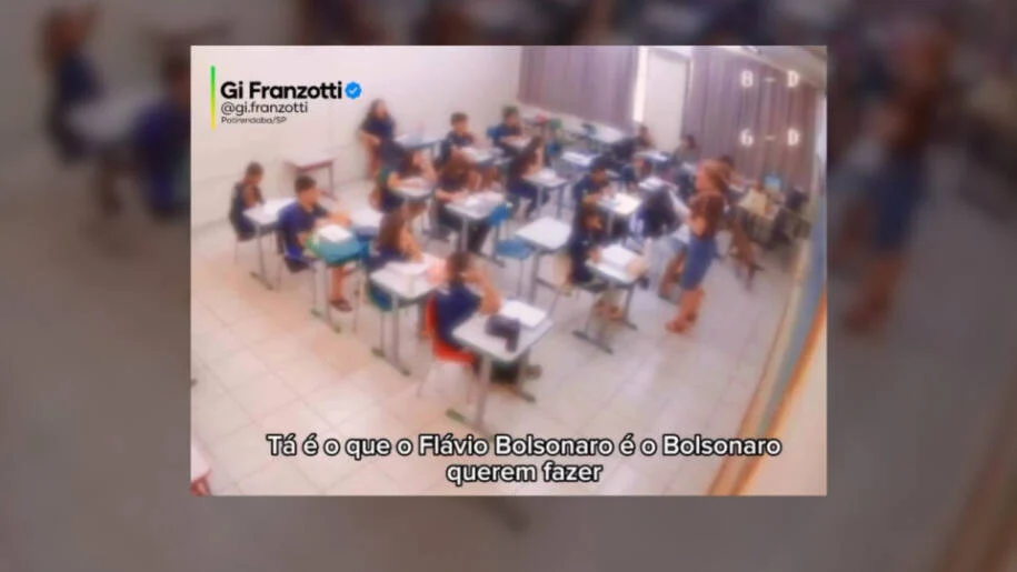 Professora de Potirendaba é afastada após associar Flávio Bolsonaro ao fascismo