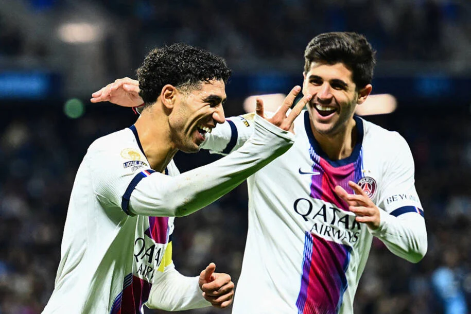 PSG goleia Le Havre por 5 a 1 com Hakimi brilhando e abre vantagem na liderança