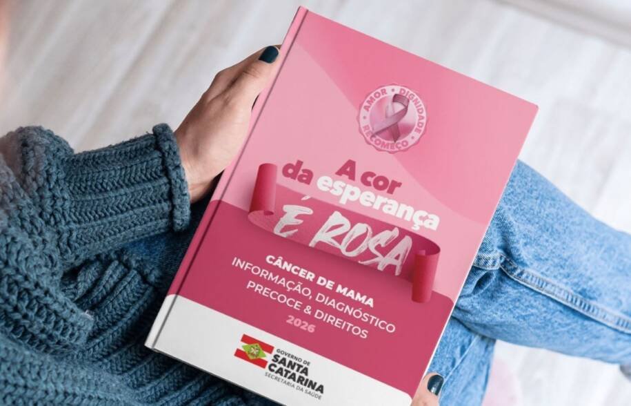 Santa Catarina lança cartilha 'A cor da esperança é rosa' e destaca prevenção do câncer